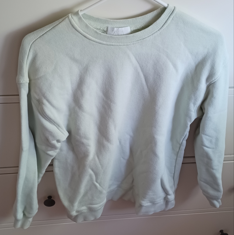 ZARA mint sweatshirt